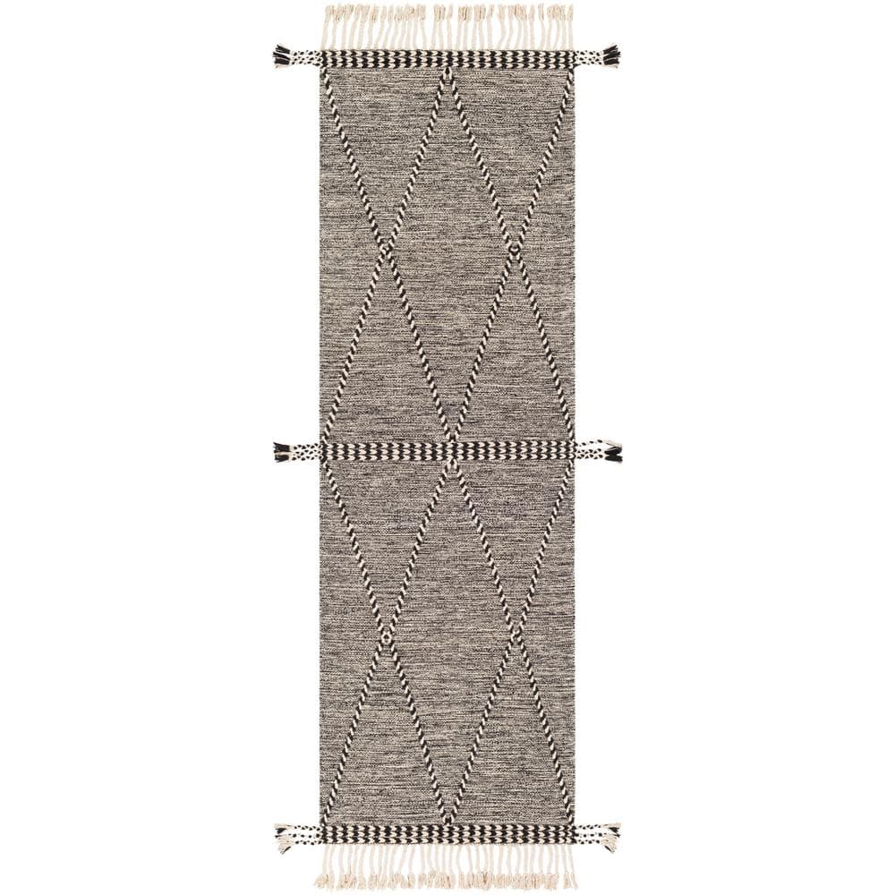 Trivolia Black/Cream Geometric 3 ft. x 8 ft. Runner Indoor Area Rug price history on PriceWatchPro