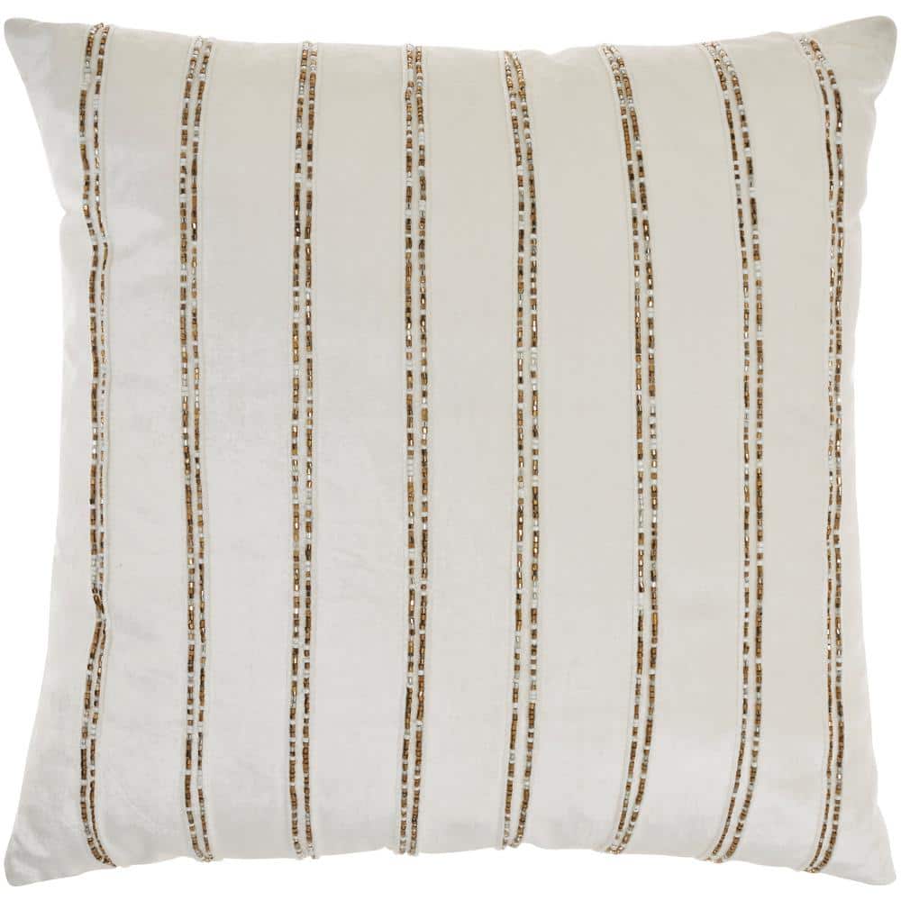 Sofia Ivory 20 in. x 20 in. Throw Pillow price history on PriceWatchPro