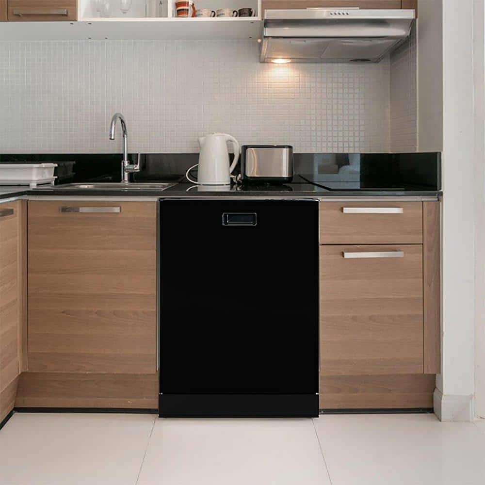 Black 24-Inch Energy Star Top Control Dishwasher