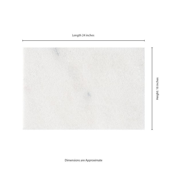 MSI Sierra White 3 cm. x 16 in. x 24 in. Sandblast Marble Paver Tile (159.6 sq. ft./Pallet)