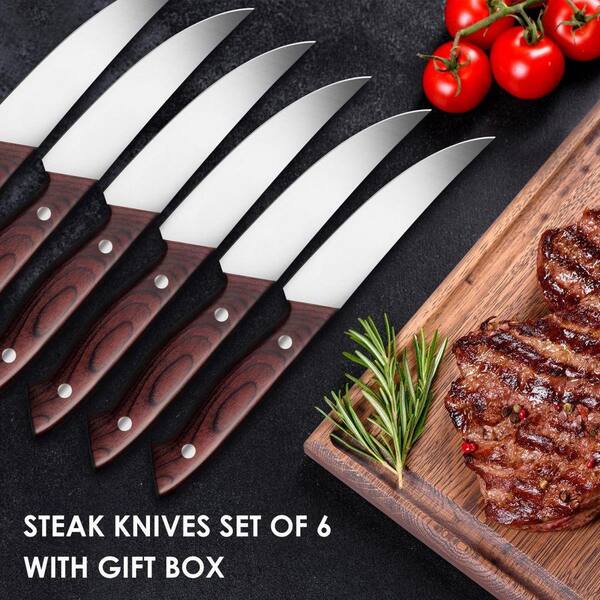 JFVKAF 4.5 in. High Carbon Japanese Stainless Steel Full Tang Non