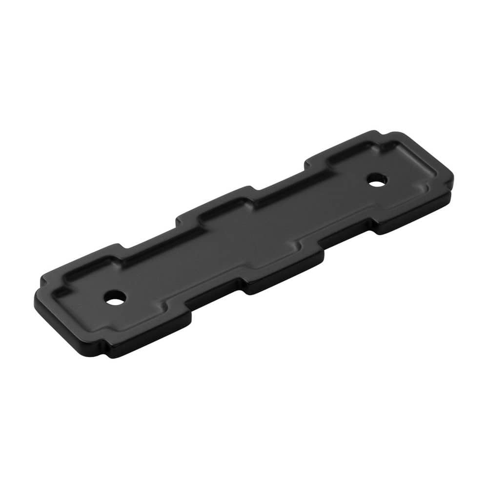 Coventry Collection Pull Backplate 3 in. Center to Center Matte Black Finish Cabinet Backplate price history on PriceWatchPro