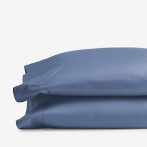 Company Cotton Rayon Made From Bamboo Blue Horizon Sateen Standard Pillowcase (Set of 2)