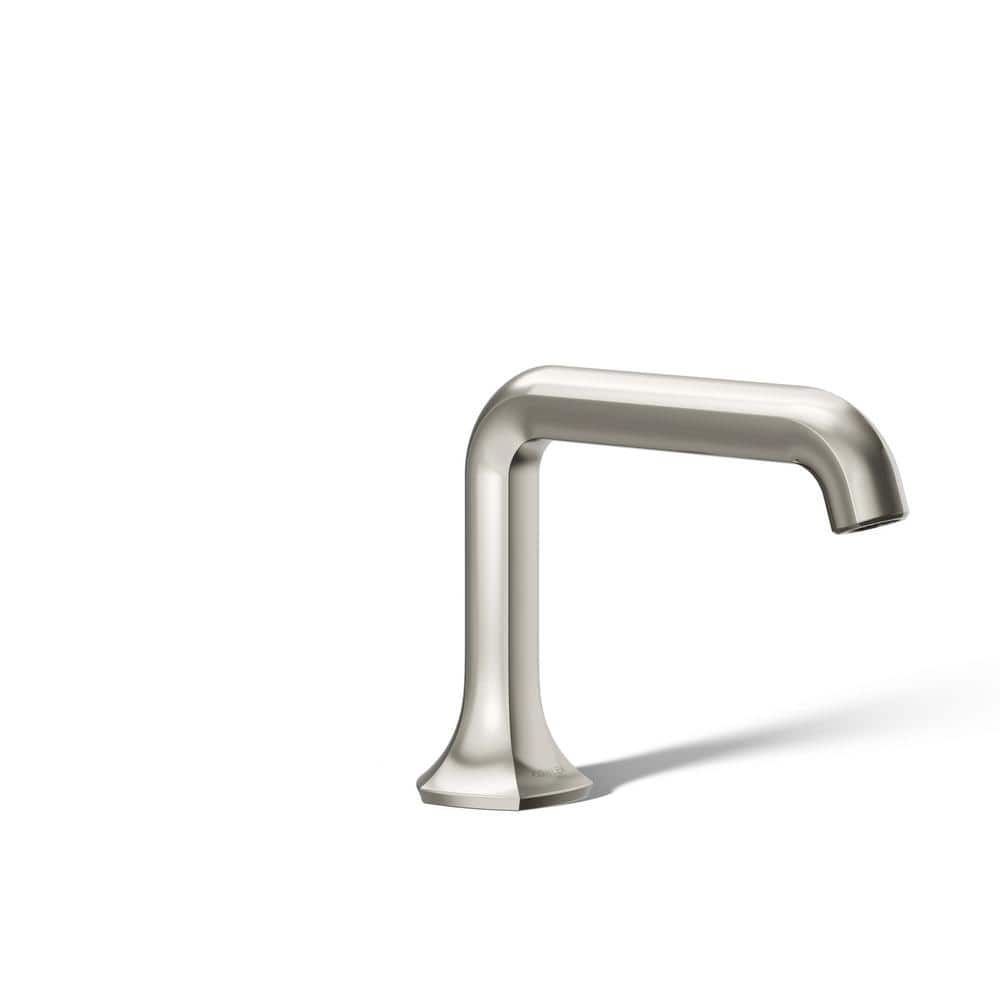 Occasion Bathroom Sink Faucet Spout with Straight Design in Vibrant Polished Nickel price history on PriceWatchPro
