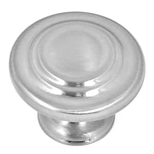 Round Decorative Cabinet Knob with Mother-of-Pearl - 1 3/8 Diameter