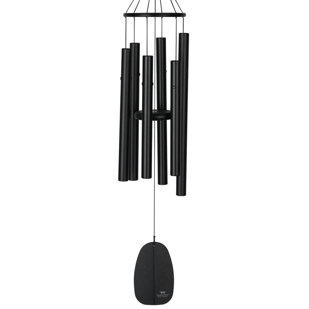 WOODSTOCK CHIMES Signature Collection, Bells of Paradise, 32 in. Black