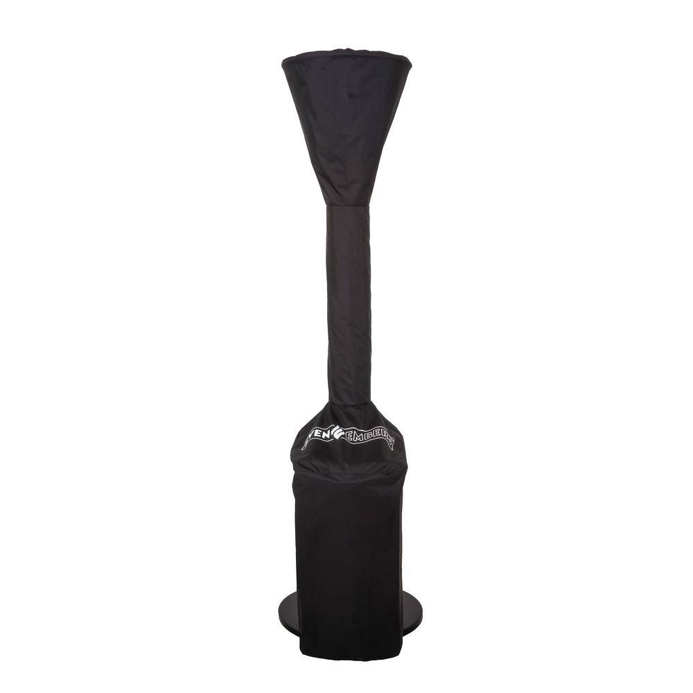 Black Polyester Patio Heater Cover for Outdoor Use