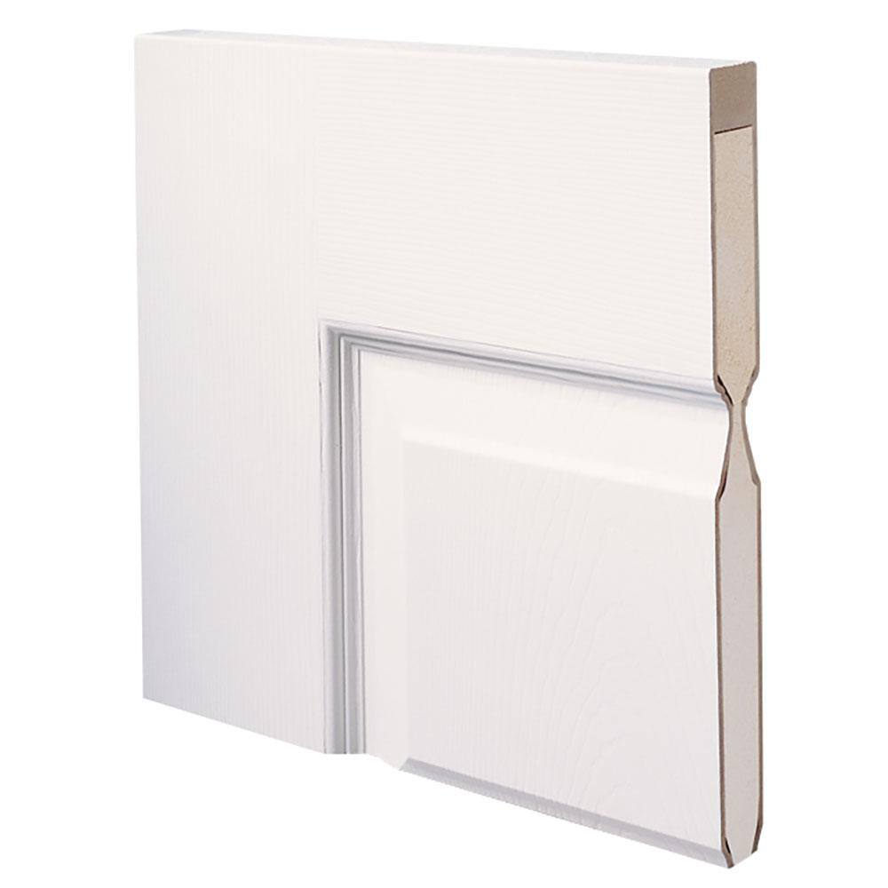 Primed Black Solid Core Bi-Parting Barn Door Kit