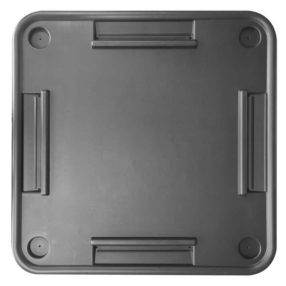 Bene Casa 38" Black Foldable Domino and Game Table