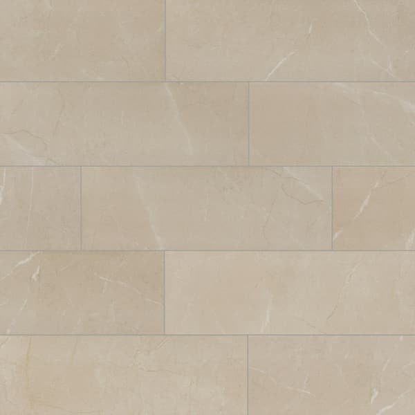 Daltile Perpetuo Elegant Beige 4 in. x 6 in. Glazed Ceramic Wall Tile Sample