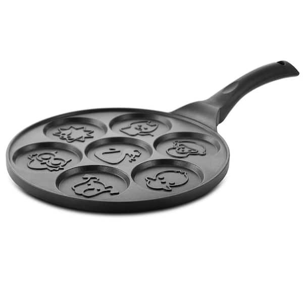 Animal Pancake Pan Double-sided 4 Cup Pan With Lid Griddle Pan