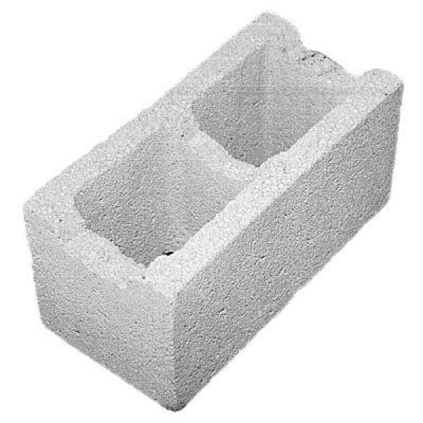 8 in. x 8 in. x 16 in. HW Gray Bond Beam Concrete Block 309539 The