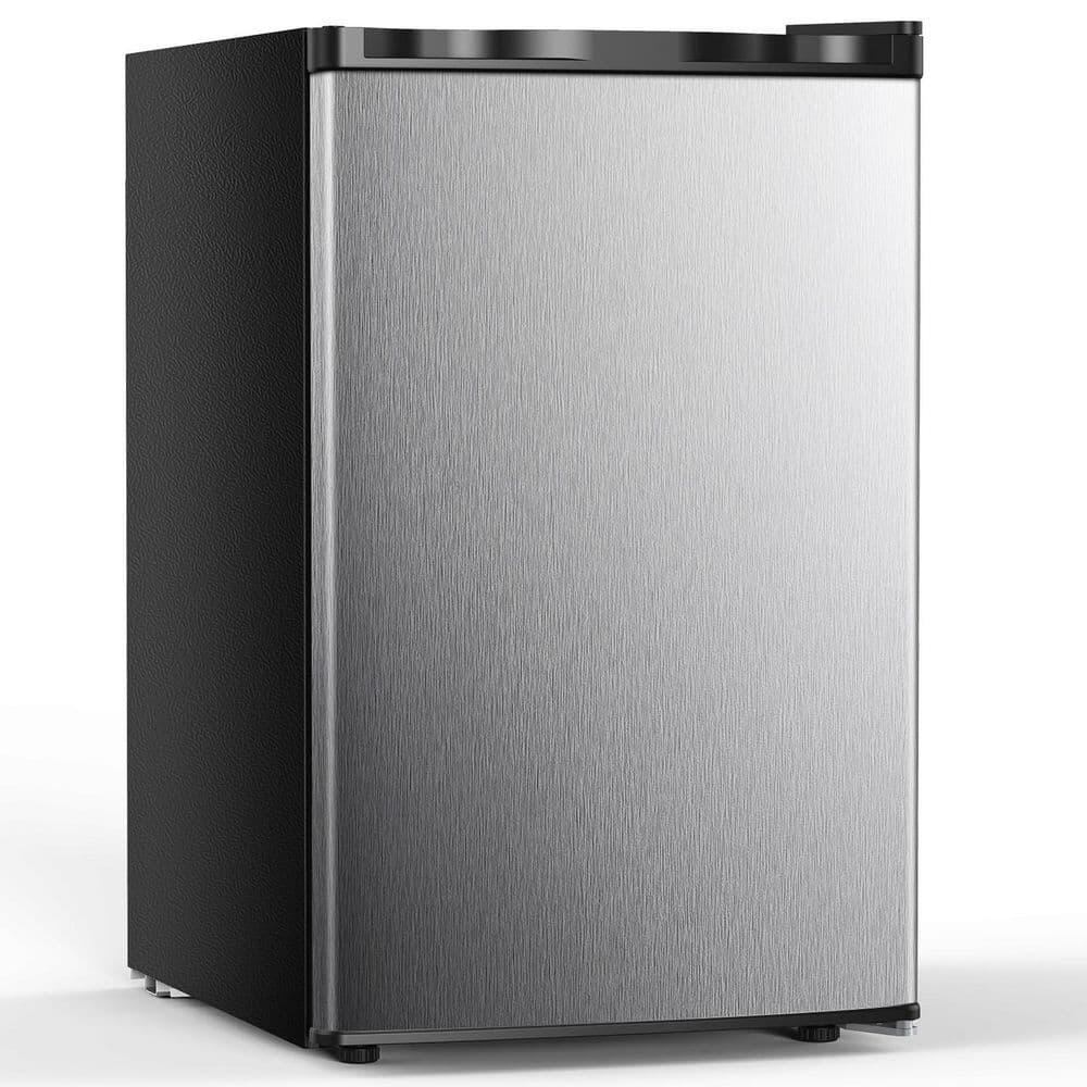 20.28 in. W 3.0 cu. ft. Garage Ready Upright Freezer Manual Defrost in Stainless Look Silver