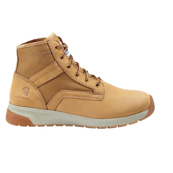 Carhartt Men's Force 5 in. Work Boots - Nano Composite Toe - Wheat - Size 10.5(M)