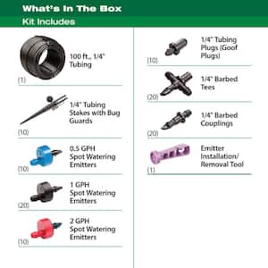 Drip System Expansion and Repair Kit in a bag