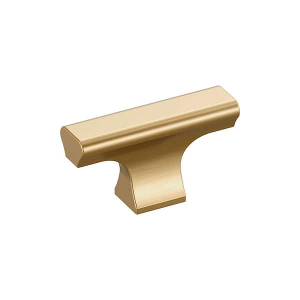Status 2 in. (51mm) Length Modern Champagne Bronze Bar Cabinet Knob