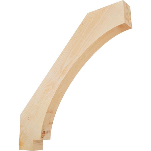 Ekena Millwork 4"W x 36"D x 36"H Imperial Rough Sawn Knee Brace, Douglas Fir
