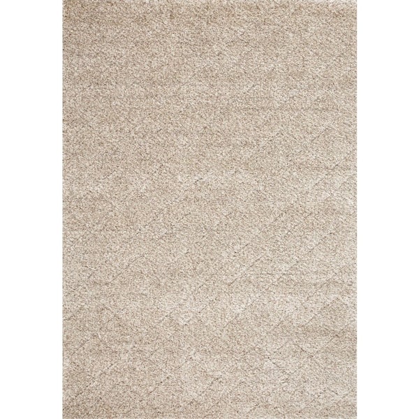 Beige  5 X 8 ft. Woven Geometric Rectangle Indoor Area Rug