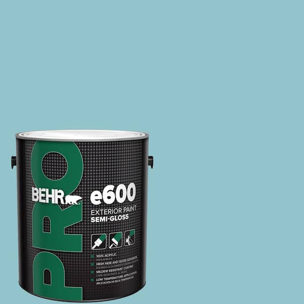 BEHR PRO 1 gal. #MQ6-32 Cosmic Blue Semi-Gloss Exterior Paint