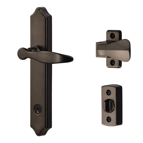 IDEAL SECURITY ML Lever Set with Keyed Deadbolt (USA Oil Rubbed Bronze)