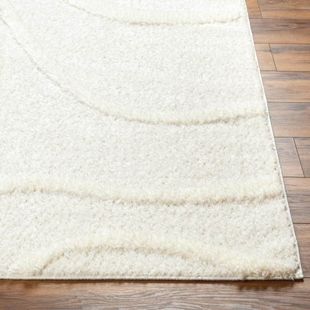 Rodos Cream 8 ft. x 10 ft. Abstract Indoor Area Rug - thumbnail 3