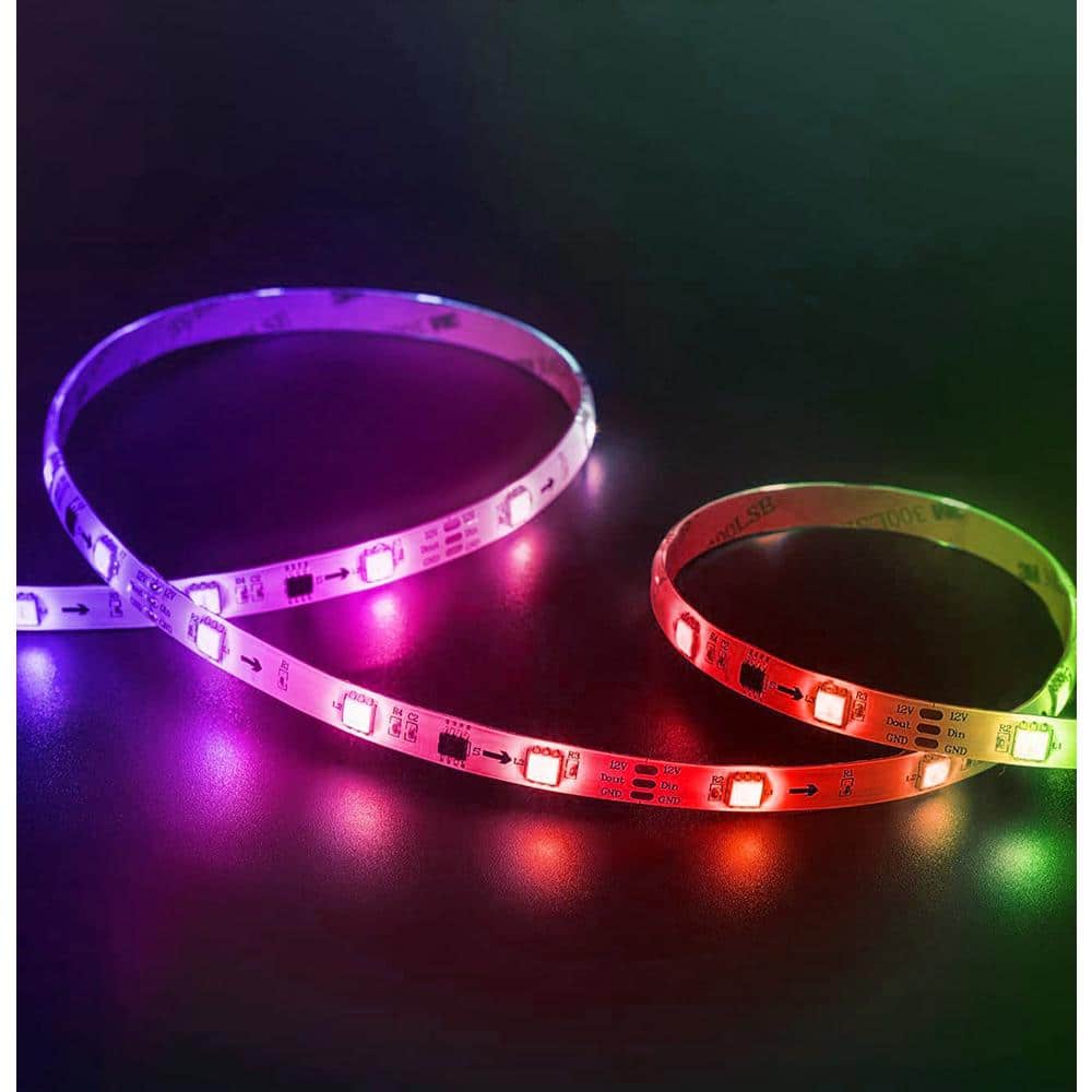 10ft Multi-Color LED Strip Lights with Remote