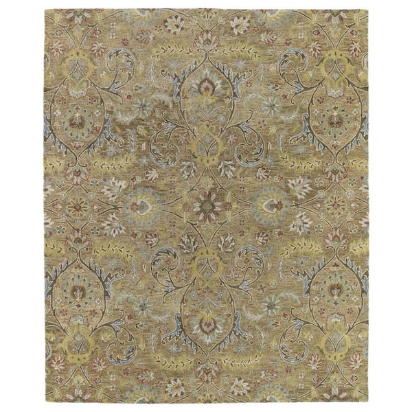 Kaleen Helena Athena Gold 4 ft. x 6 ft. Area Rug
