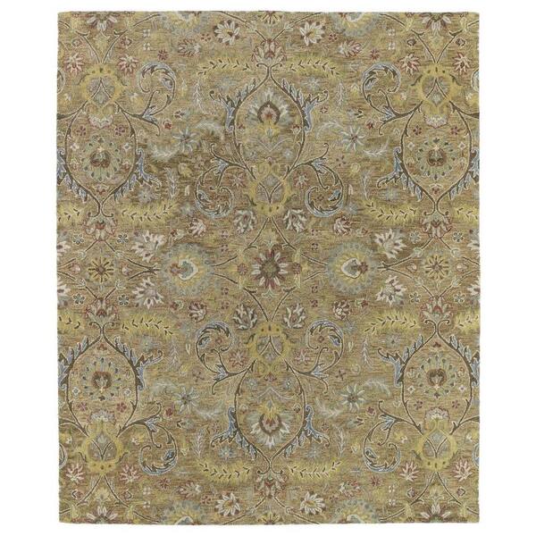 Kaleen Helena Athena Gold 5 ft. x 8 ft. Area Rug
