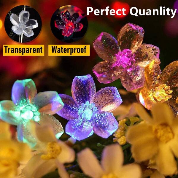 30 LED Solar String Light Flower Bulbs Solar Garden Waterproof Decorative Lights 