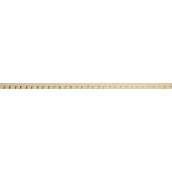 Ekena Millwork 1 in. D x 3 in. W x 93 in. L Primed Polyurethane Panel Moulding
