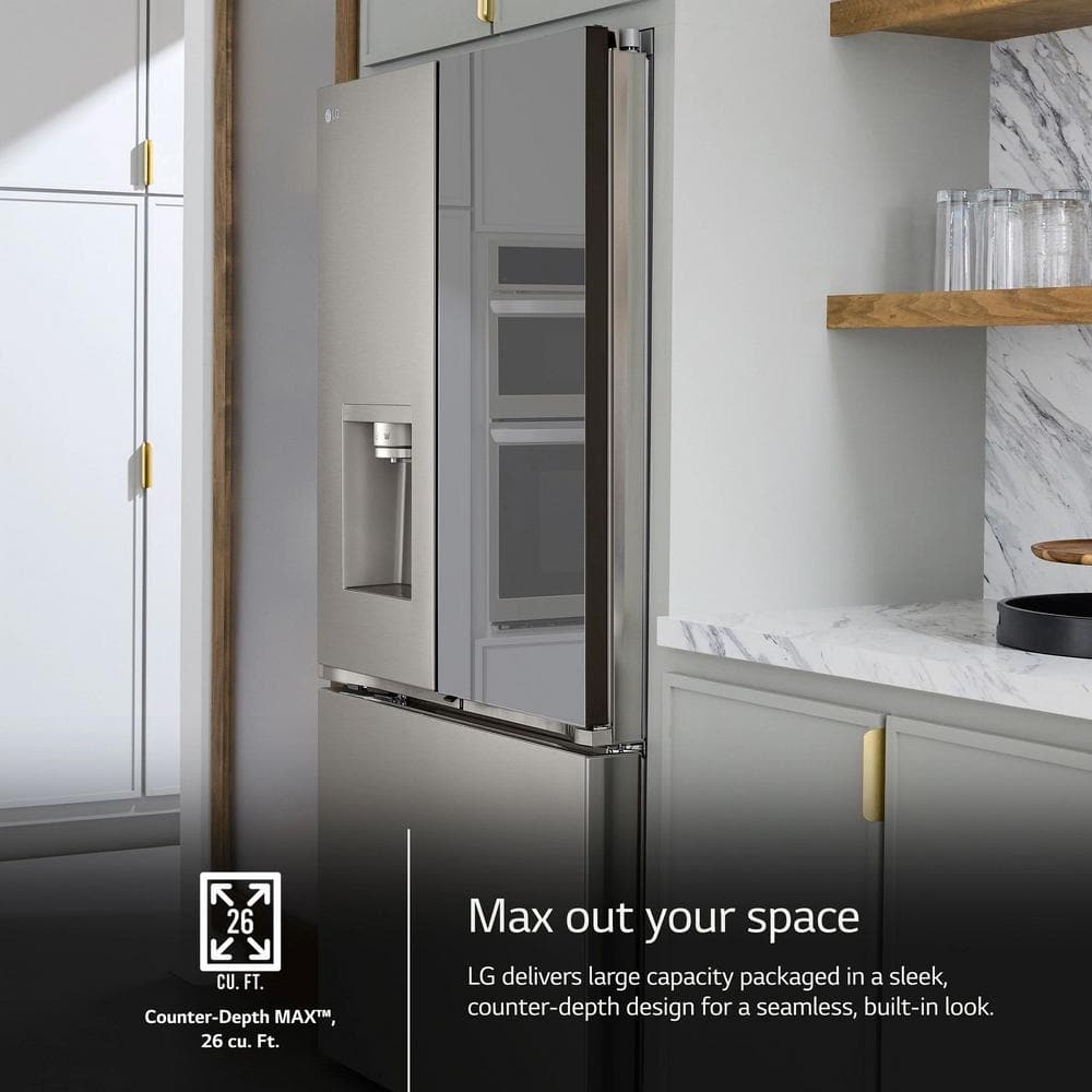 LG 26 Cu. Ft. Stainless Steel Smart French Door Refrigerator