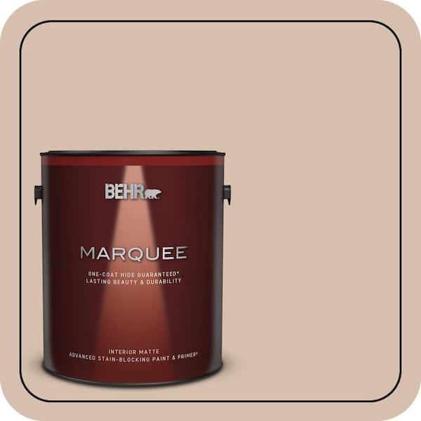 BEHR MARQUEE 1 gal. #ICC-42 Comforting Matte Interior Paint & Primer