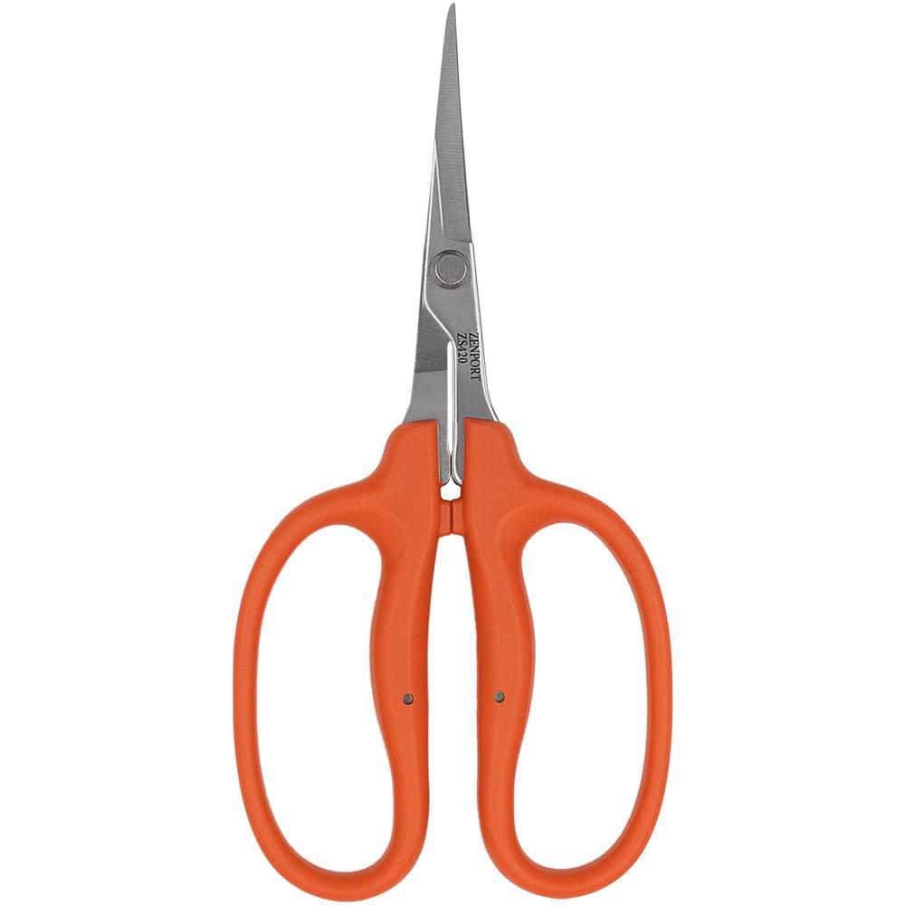 ZENPORT Curved MasaMasa Scissors in Orange ZS420 - The Home