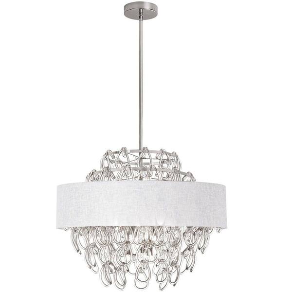 Radionic Hi Tech Creslsy 12-Light 25 in. Polished Chrome Chandelier