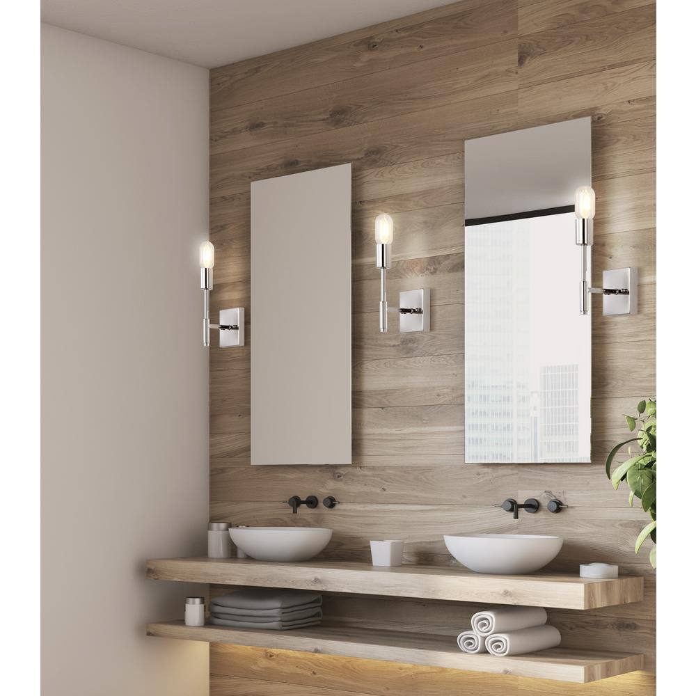 Turing 11.75'' Chrome Polished LED Wall Sconce for Versatile Placement