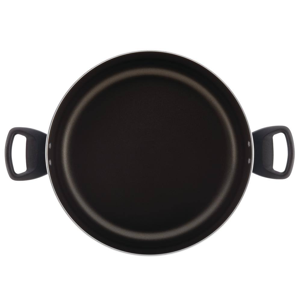 Aqua Aluminum Nonstick 10.5-Quart Covered Stockpot