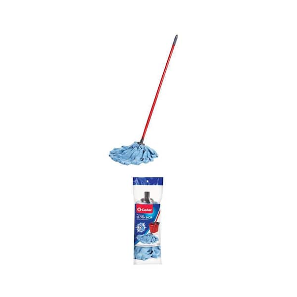 Microfiber Wet Cloth Mop with Replacement Mop Head