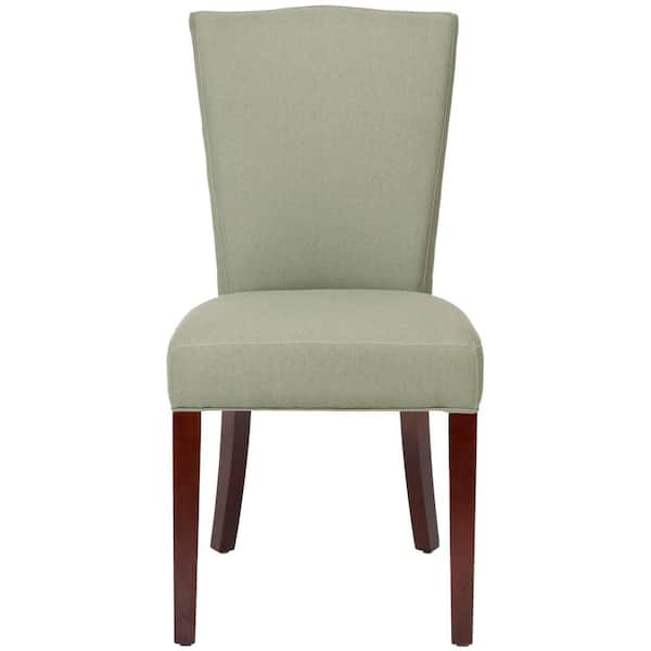 Safavieh Colette Sea Mist Birchwood Linen Side Chair (Set of 2) - DISCONTINUED
