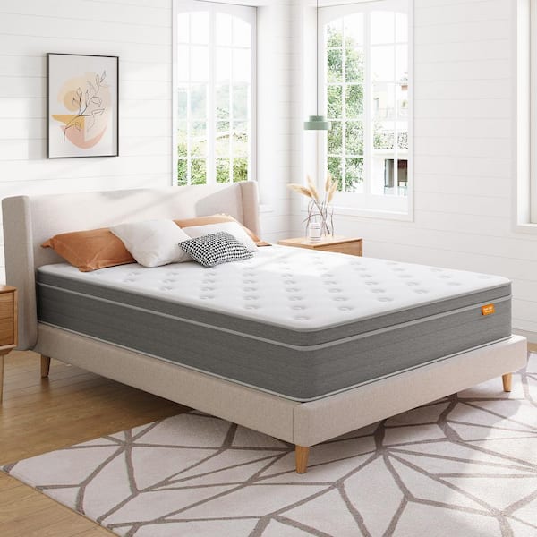 Sweetnight Queen Medium Firm 14 in. Hybrid Mattress, Suitable for All Sleeping Positions
