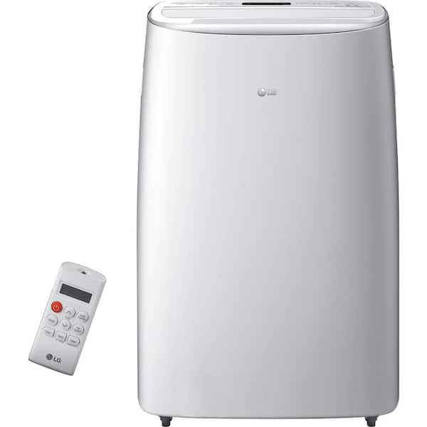 Lg Electronics 14 000 Btu 10 000 Btu Doe Portable Air Conditioner Dual Inverter Quiet Energy Eff Wi Fi With Lcd Remote In White Lp1419ivsm The Home Depot