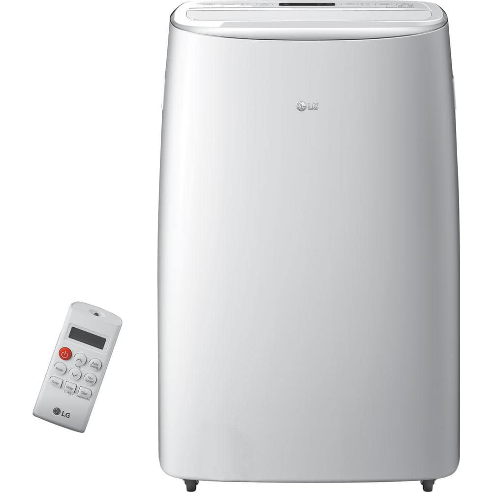LG 10,000 BTU Portable Conditioner Cools 500 Ft. with Dual Inverter, Quiet, Wi-Fi and LCD Remote in White LP1419IVSM - The Depot