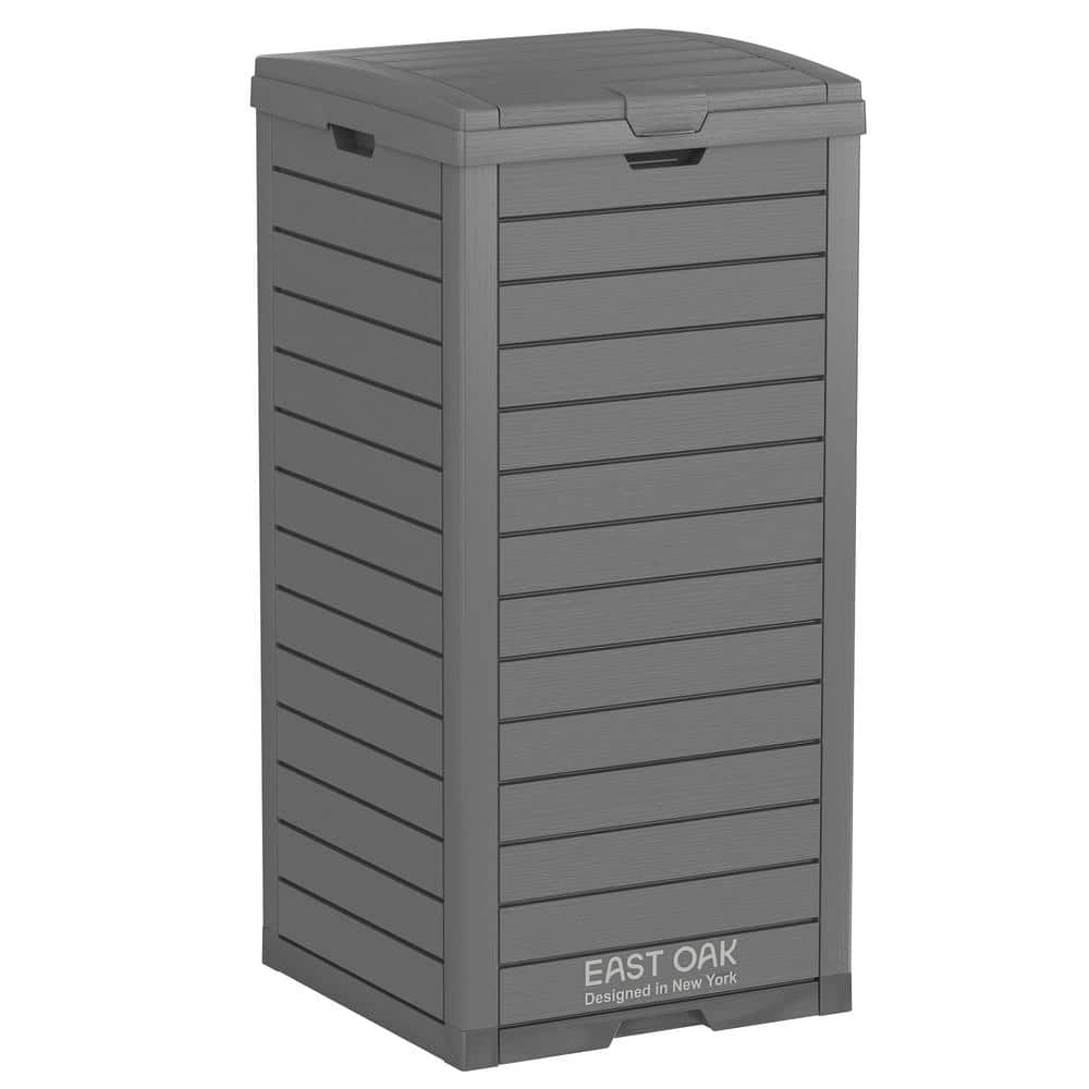 17.5 W x 8.5 D x 30 H Plastic Rectangular Trash/Garbage Can with Venting  Channels, 23 Gallon Trash Can Storage PUM0KW - The Home Depot