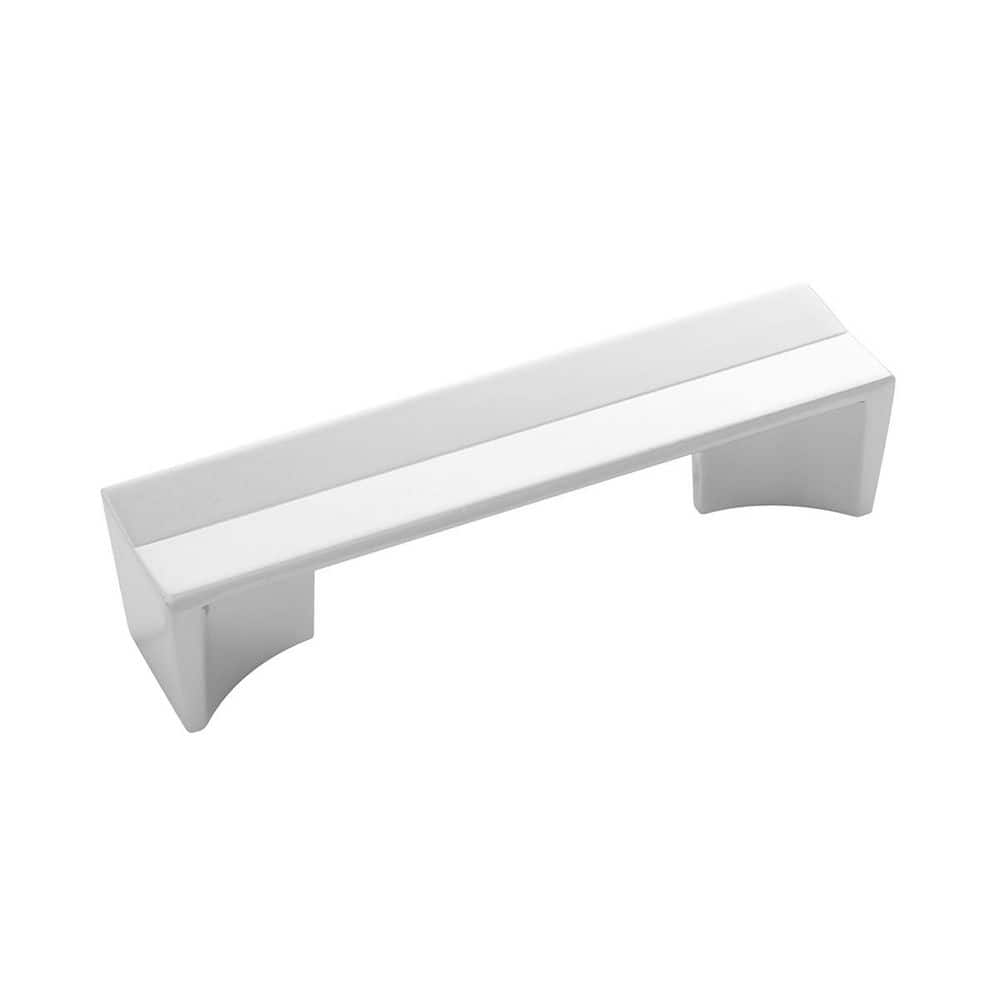 Avenue Collection Pull 3-3/4 in. (96mm) Center to Center Polished Nickel Bar Cabinet Pull price history on PriceWatchPro