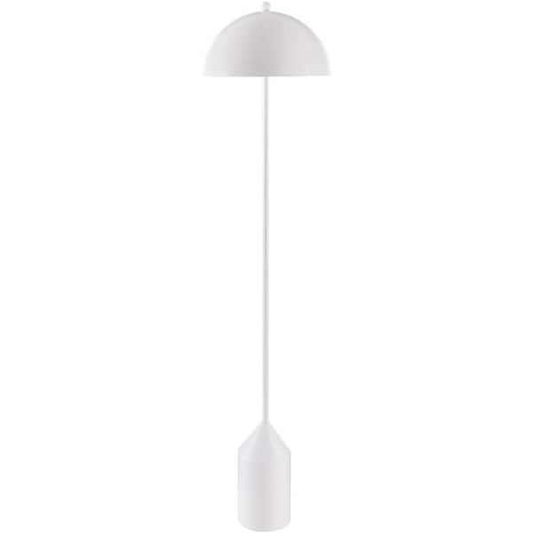 Livabliss Elder 59 in. White Indoor Standard Floor Lamp