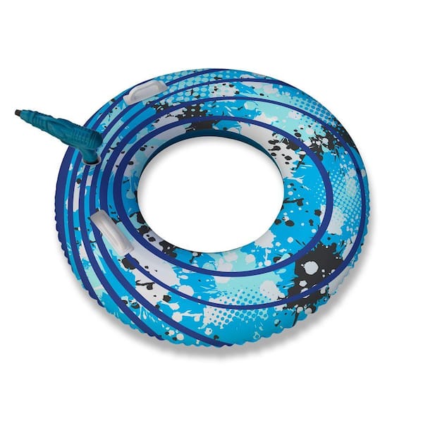 Blue Wave Blaster Ring 42 in. Inflatable Pool Toy with Squirter