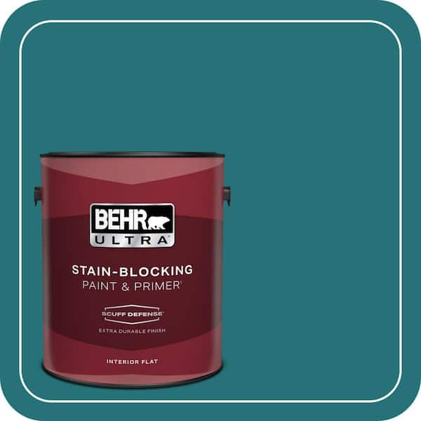 BEHR ULTRA 1 gal. #520D-7 Mosaic Tile Extra Durable Flat Interior Paint & Primer