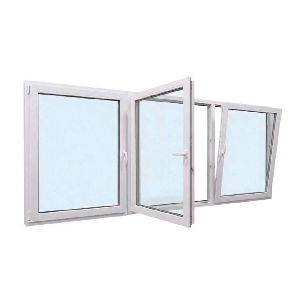 Avora Doors and Windows 90 in. x 42 in. Elite Euro White Exterior ...