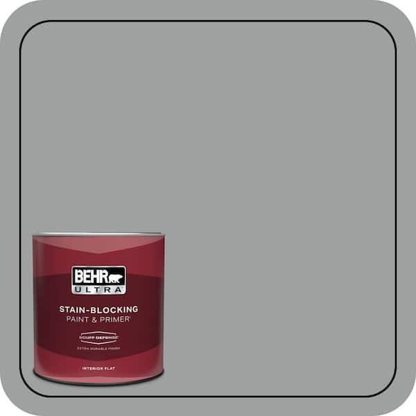 BEHR ULTRA 1 qt. #N460-4 Cosmic Quest Extra Durable Flat Interior Paint & Primer