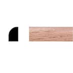 House of Fara 3/4 in. x 1-1/4 in. x 8 ft. MDF Shoe Moulding-8595 - The ...