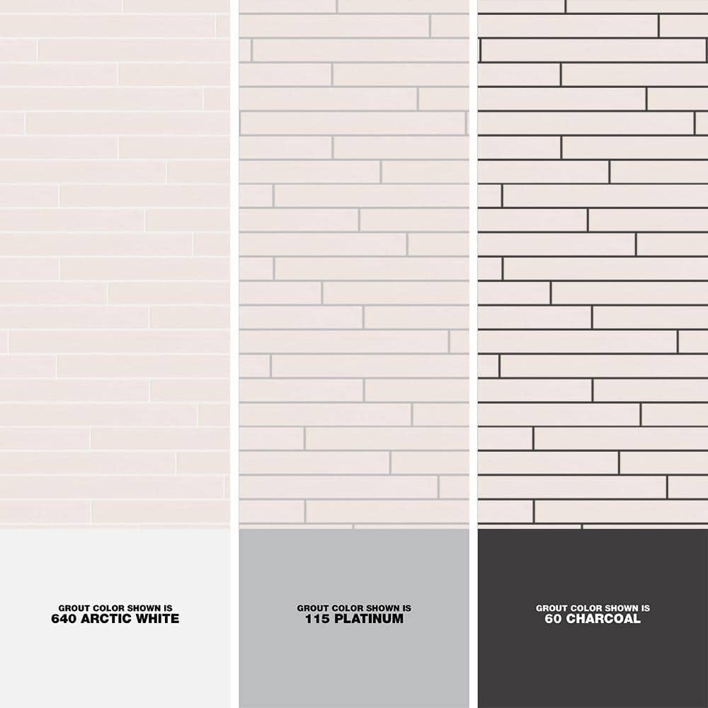 Nantucket 2" x 20" White Polished Ceramic Subway Wall Tile